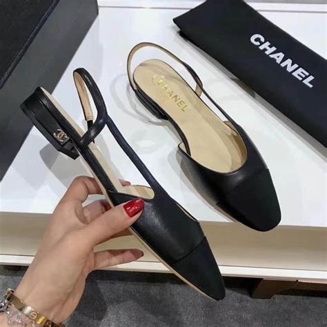 chanel slingback flat